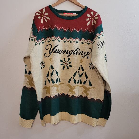 Yuengling Other - Yuengling Men's Ugly Christmas Sweater Brewery Beer Long Sleeve Size XXL